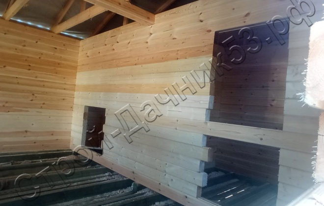 3 Брусовая баня Б-31, 8х4,5м, 32.5М²,  Московская область, Истринский район, СНТ «Новатор» (2)